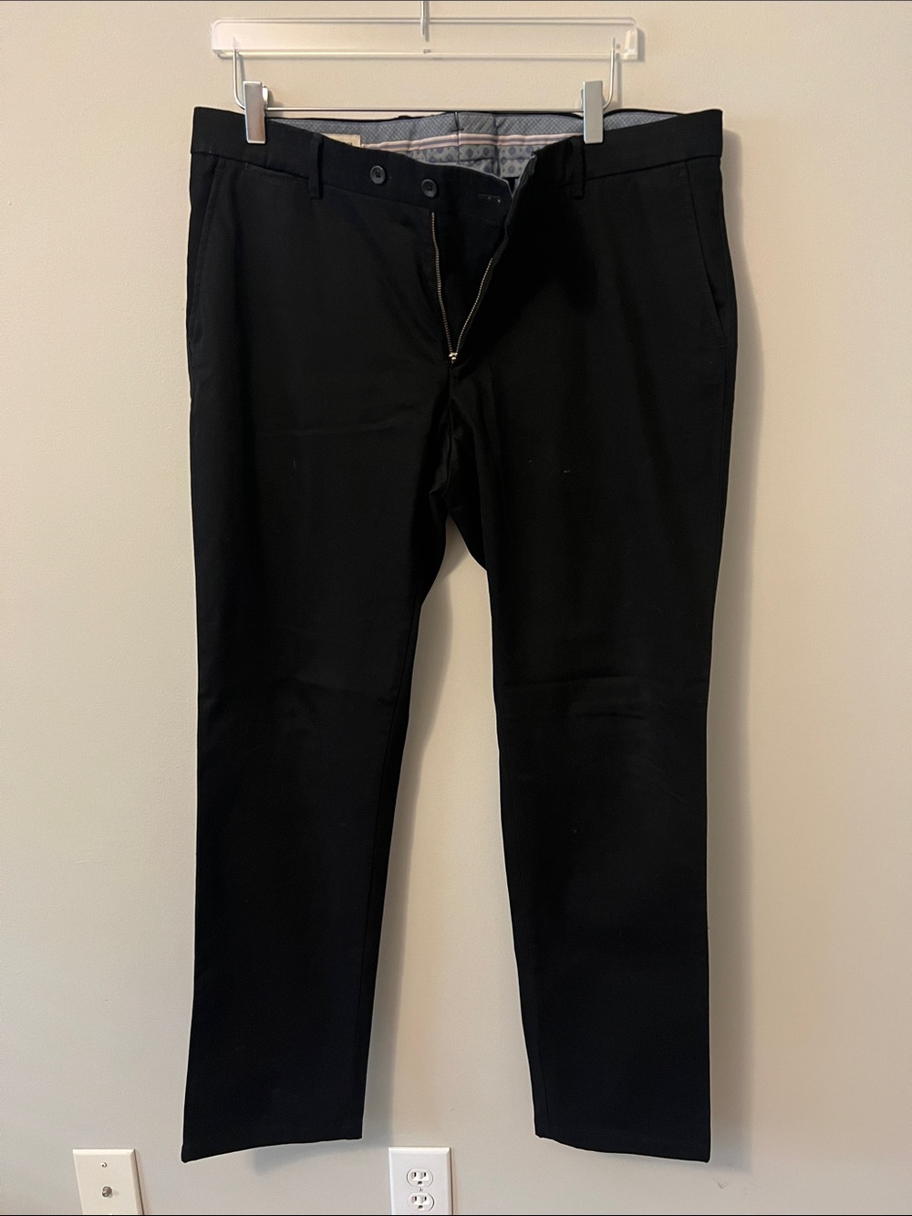 Men's Black Dress Pants - Classic Tailored Fit